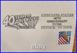 Disneyland 40 Years Adventure LE Commemorative Ticket + Inside Disneyland Today