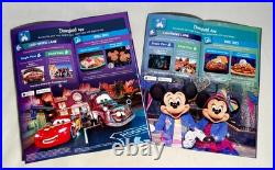 Disneyland 40 Years of Adventure Fold Out Poster Map Stamped WithJuly 17th & MORE