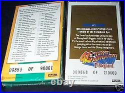 Disneyland 40th Anniversary Cards + Matching Indiana Jones Very Rare Free Ship