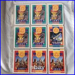 Disneyland 40th Anniversary Collectors Series Cards 1960-1995 Skybox Lot of 90+