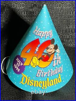 Disneyland 40th Anniversary Park Map & Birthday Hat Park Souvenir, & more