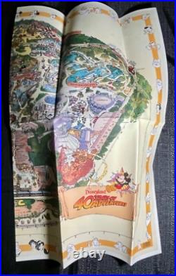 Disneyland 40th Anniversary Park Map & Birthday Hat Park Souvenir, & more