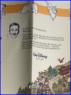 Disneyland 40th Anniversary Park Map & Birthday Hat Park Souvenir, & more