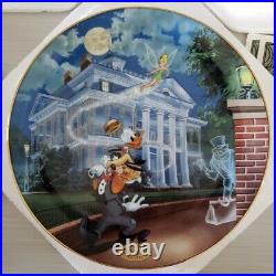 Disneyland 40th Anniversary Plate HAUNTED MANSION PIRATES of the CARIBBEAN