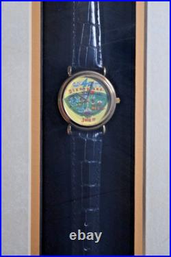 Disneyland 45th Anniversary Watch SIGNED Print 2000 Tour of the Kingdom Map Art