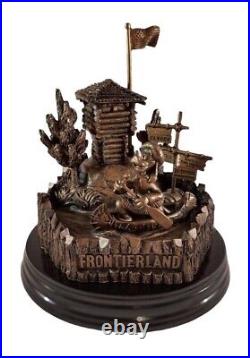 Disneyland 50Th Anniversary Frontierland Figurine By Larry Nikolai Feat. Goofy