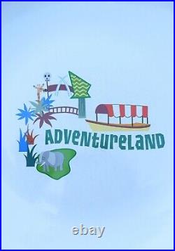 Disneyland 50th Anniversary 11 Dinner Plate Adventureland rare Jungle cruise