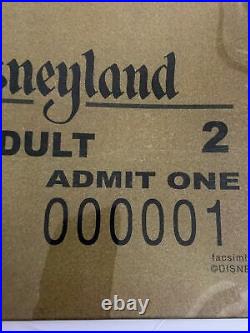 Disneyland 50th Anniversary 2005 Admission Ticket Disney Event Gift Plate