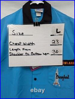 Disneyland 50th Anniversary 2005 Mens Shag Bowling Shirt Limited Edition Rare