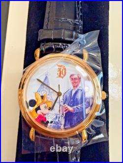 Disneyland 50th Anniversary Artisan 5 watch series with Artwork. COA LE 56/300