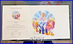 Disneyland 50th Anniversary Artisan 5 watch series with Artwork. COA LE 56/300