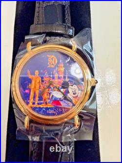 Disneyland 50th Anniversary Artisan 5 watch series with Artwork. COA LE 56/300