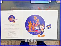 Disneyland 50th Anniversary Artisan 5 watch series with Artwork. COA LE 56/300