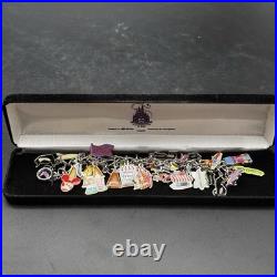 Disneyland 50th Anniversary Charm Bracelet 2005 Vintage Disney Charms Disneyland 50th Anniversary Charm Bracelet 2005 Vintage Disney Charms