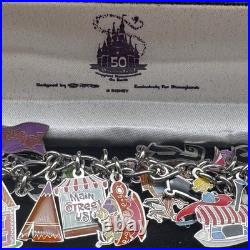 Disneyland 50th Anniversary Charm Bracelet 2005 Vintage Disney Charms Disneyland 50th Anniversary Charm Bracelet 2005 Vintage Disney Charms