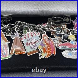 Disneyland 50th Anniversary Charm Bracelet 2005 Vintage Disney Charms Disneyland 50th Anniversary Charm Bracelet 2005 Vintage Disney Charms