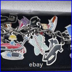 Disneyland 50th Anniversary Charm Bracelet 2005 Vintage Disney Charms Disneyland 50th Anniversary Charm Bracelet 2005 Vintage Disney Charms