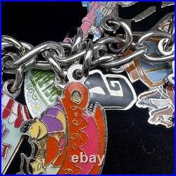 Disneyland 50th Anniversary Charm Bracelet 2005 Vintage Disney Charms Disneyland 50th Anniversary Charm Bracelet 2005 Vintage Disney Charms