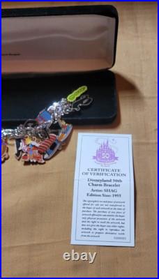 Disneyland 50th Anniversary Charm Bracelet by Shag Collectible Disneyland 50th Anniversary Charm Bracelet by Shag Collectible