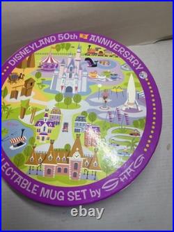 Disneyland 50th Anniversary Collectible Coffee Mug Set SHAG (Josh Agle) Design