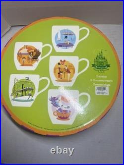 Disneyland 50th Anniversary Collectible Coffee Mug Set SHAG (Josh Agle) Design
