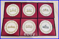 Disneyland 50th Anniversary Collectors Dessert Plate Set of 6 by Kim Irvine