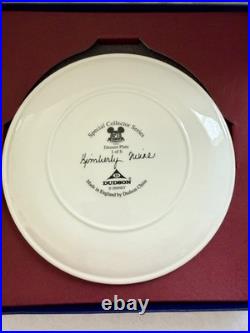 Disneyland 50th Anniversary Collectors Dessert Plate Set of 6 by Kim Irvine