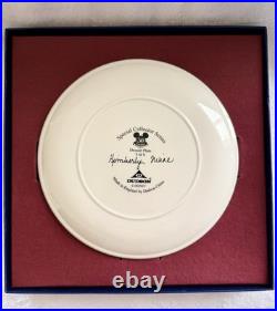 Disneyland 50th Anniversary Collectors Dessert Plate Set of 6 by Kim Irvine