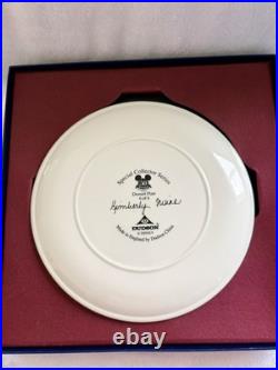 Disneyland 50th Anniversary Collectors Dessert Plate Set of 6 by Kim Irvine