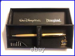 Disneyland 50th Anniversary Commemorative Gold Pen Executive Collection