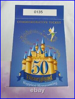 Disneyland 50th Anniversary Commemorative Ticket