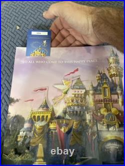 Disneyland 50th Anniversary Commemorative Ticket #254 Works Sound And Motion