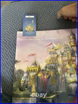 Disneyland 50th Anniversary Commemorative Ticket #254 Works Sound And Motion