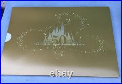 Disneyland 50th Anniversary Commemorative Ticket Unnumbered & Fold-Out Display