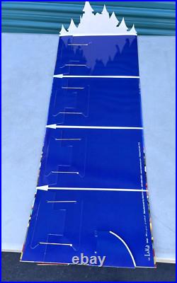 Disneyland 50th Anniversary Commemorative Ticket Unnumbered & Fold-Out Display
