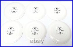 Disneyland 50th Anniversary Dessert Plates Complete Set of 6 withBoxes COAs