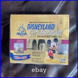 Disneyland 50th Anniversary Disney Upper Deck Sealed Card Box