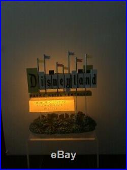 Disneyland 50th Anniversary Event Lighted Marquee With 3 Pins Le 300 Rare
