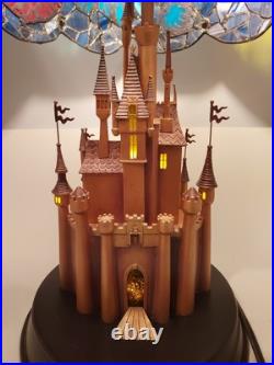 Disneyland 50th Anniversary Fantasy In The Sky Disney Stained Glass Light Lamp