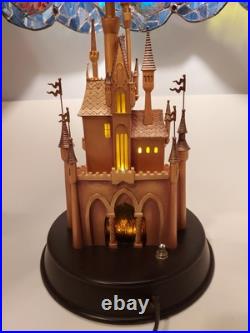 Disneyland 50th Anniversary Fantasy In The Sky Disney Stained Glass Light Lamp