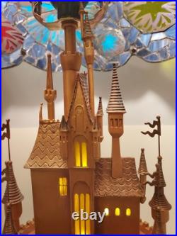 Disneyland 50th Anniversary Fantasy In The Sky Disney Stained Glass Light Lamp