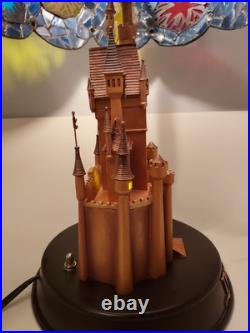 Disneyland 50th Anniversary Fantasy In The Sky Disney Stained Glass Light Lamp