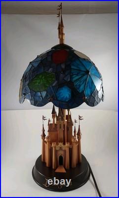 Disneyland 50th Anniversary Fantasy In The Sky Disney Stained Glass Light Lamp Disneyland 50th Anniversary Fantasy In The Sky Disney Stained Glass Light Lamp