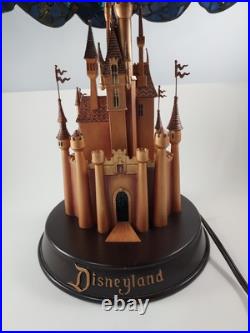 Disneyland 50th Anniversary Fantasy In The Sky Disney Stained Glass Light Lamp