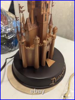 Disneyland 50th Anniversary Fantasy In The Sky Stained Glass Lamp LE 1500