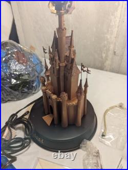 Disneyland 50th Anniversary Fantasy In The Sky Stained Glass Lamp LE 1500