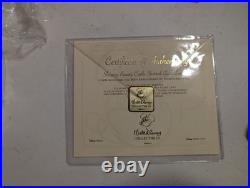 Disneyland 50th Anniversary Fantasy In The Sky Stained Glass Lamp LE 1500