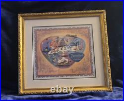 Disneyland 50th Anniversary Framed Park Map Pin Set LE 1500 w COA 2005