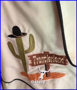 Disneyland 50th Anniversary Frontierland Embroidered Shag XL Shirt Never Worn