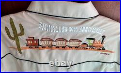 Disneyland 50th Anniversary Frontierland Embroidered Shag XL Shirt Never Worn